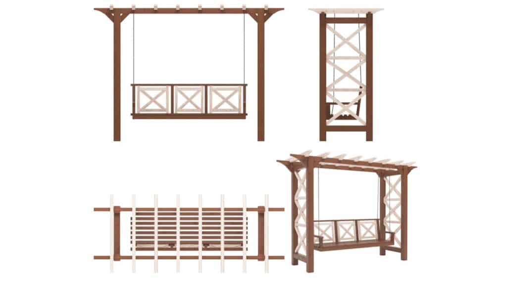 How to Build a DIY Pergola Swing Set in Your Backyard